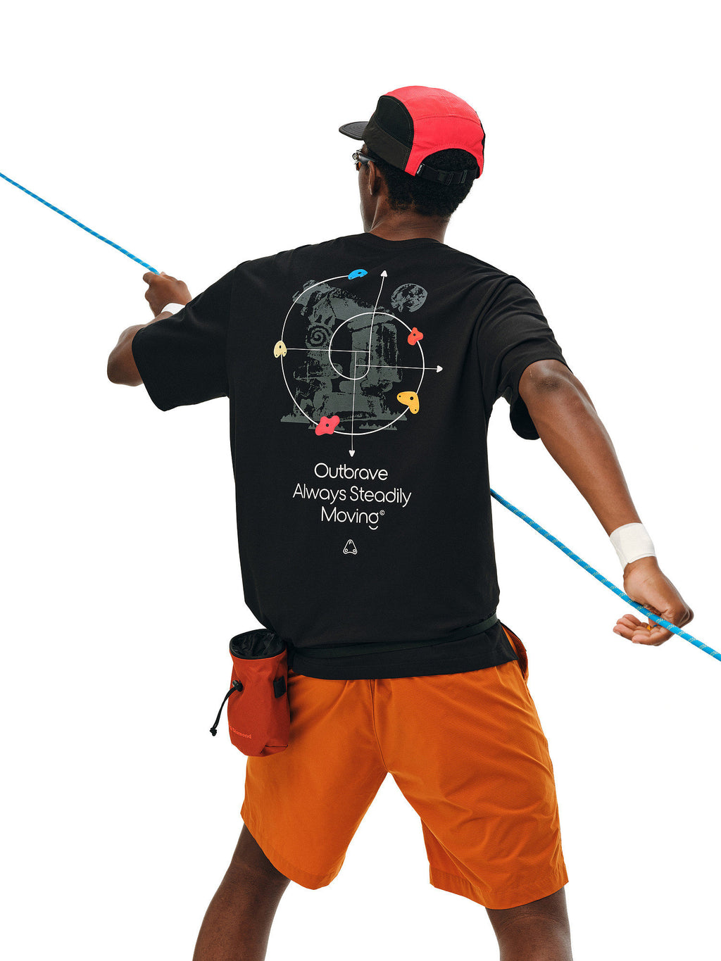 Climbing Sports Printed Short-Sleeve