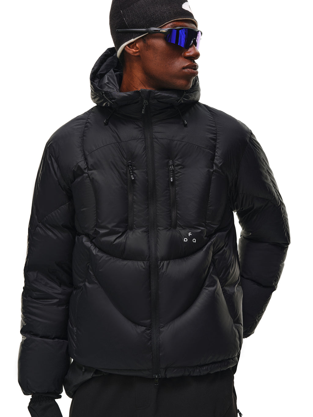 Curved Structur Hooded Down
