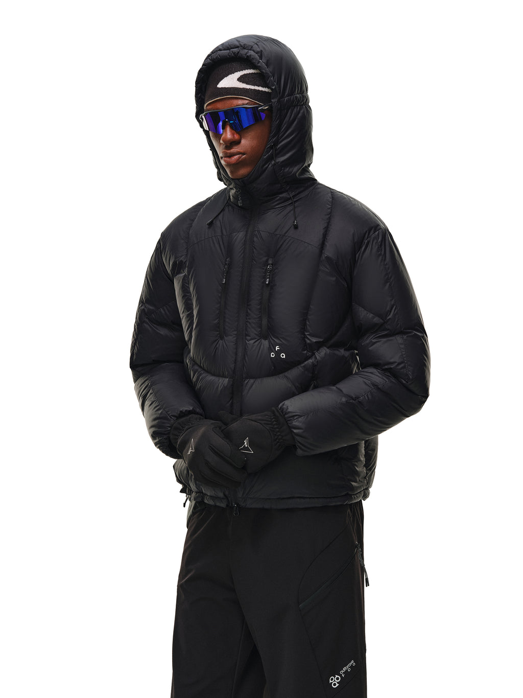 Curved Structur Hooded Down