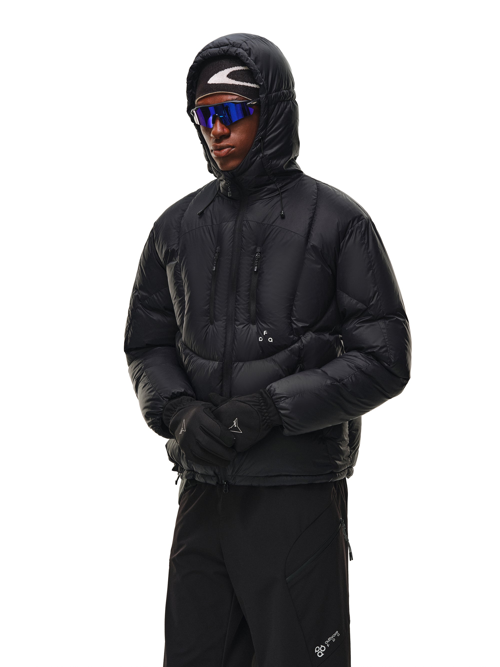 Curved Structur Hooded Down