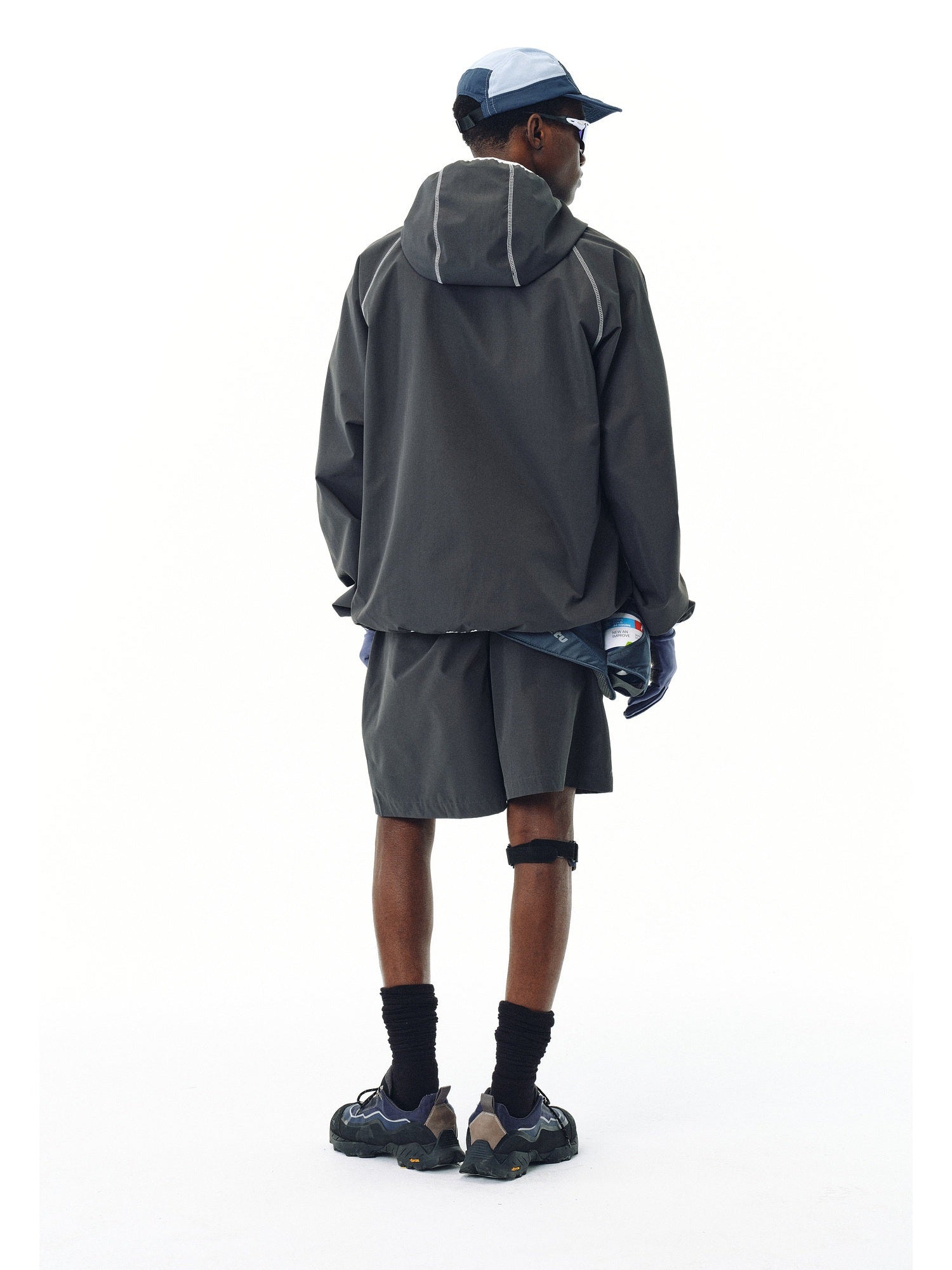 Contrast-Stitch Lightweight Training Shorts