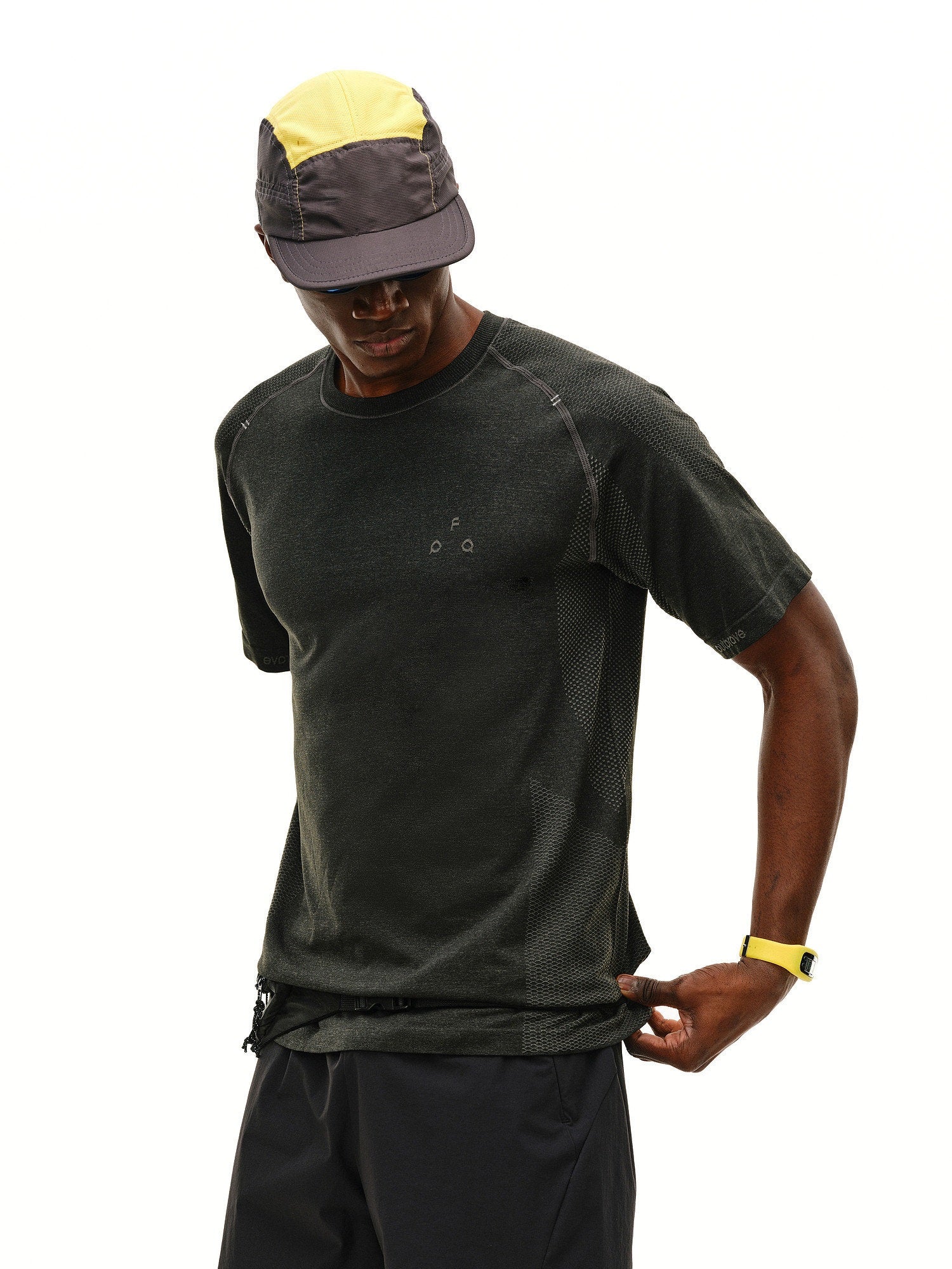 Knit Texture Short-Sleeve T-Shirt
