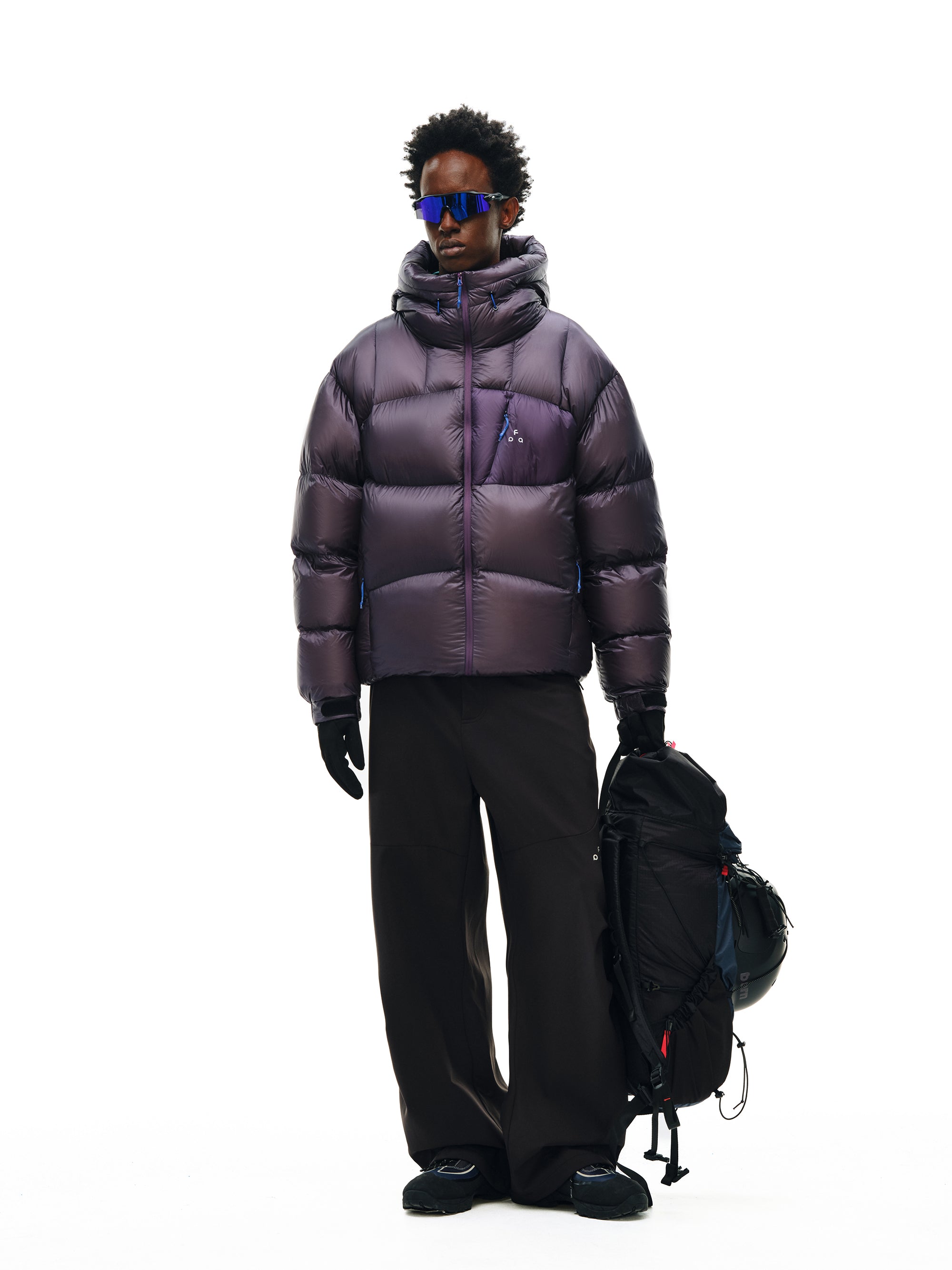 800 Fill Power Contrast Hooded Down