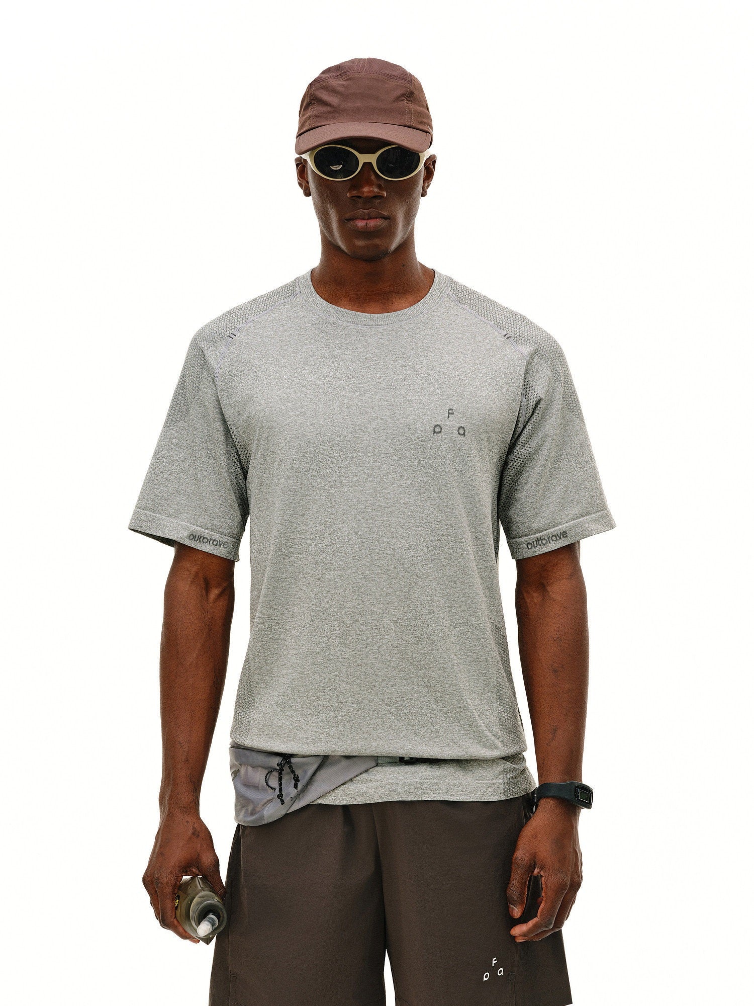 Knit Texture Short-Sleeve T-Shirt