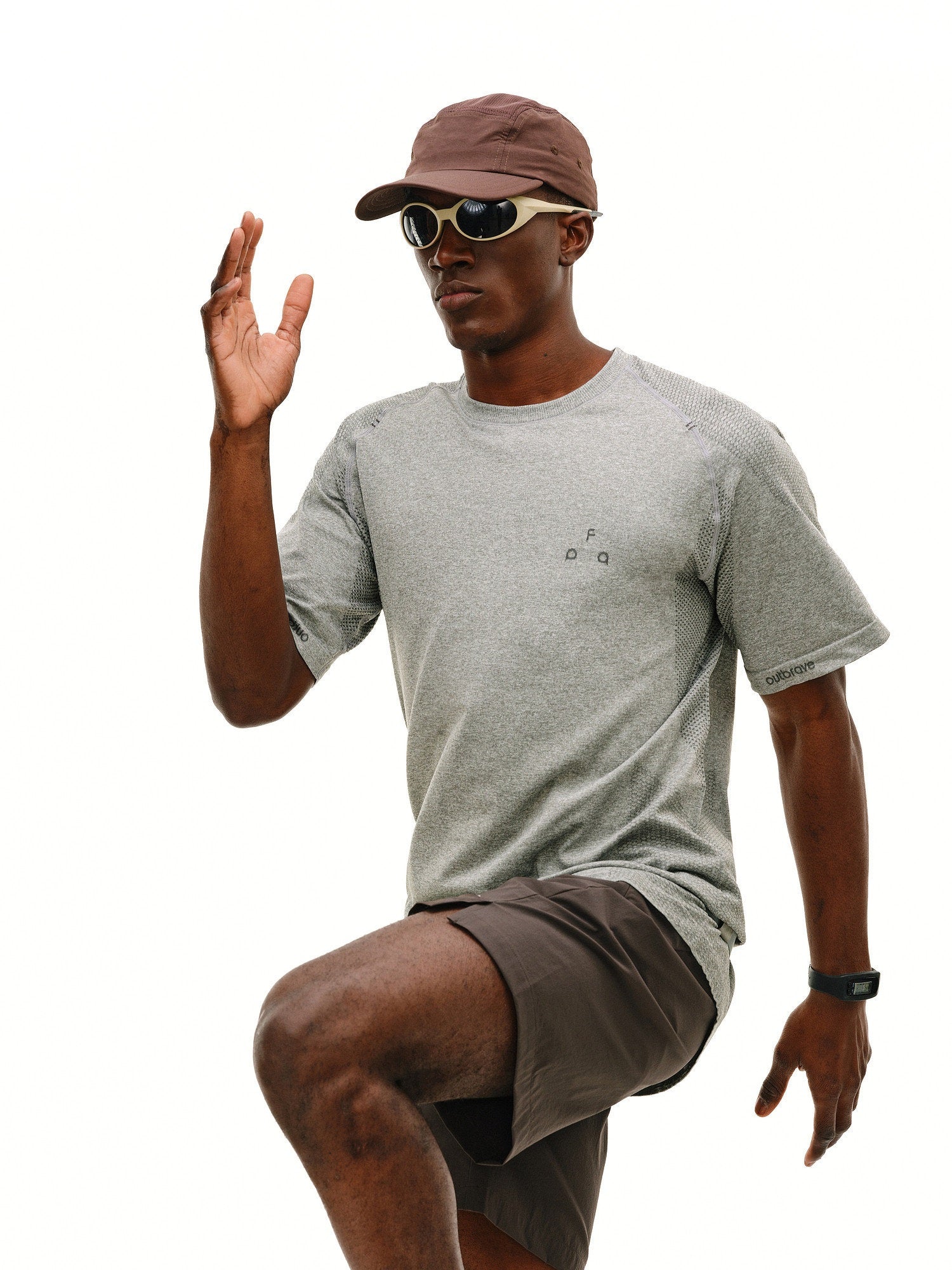 Knit Texture Short-Sleeve T-Shirt