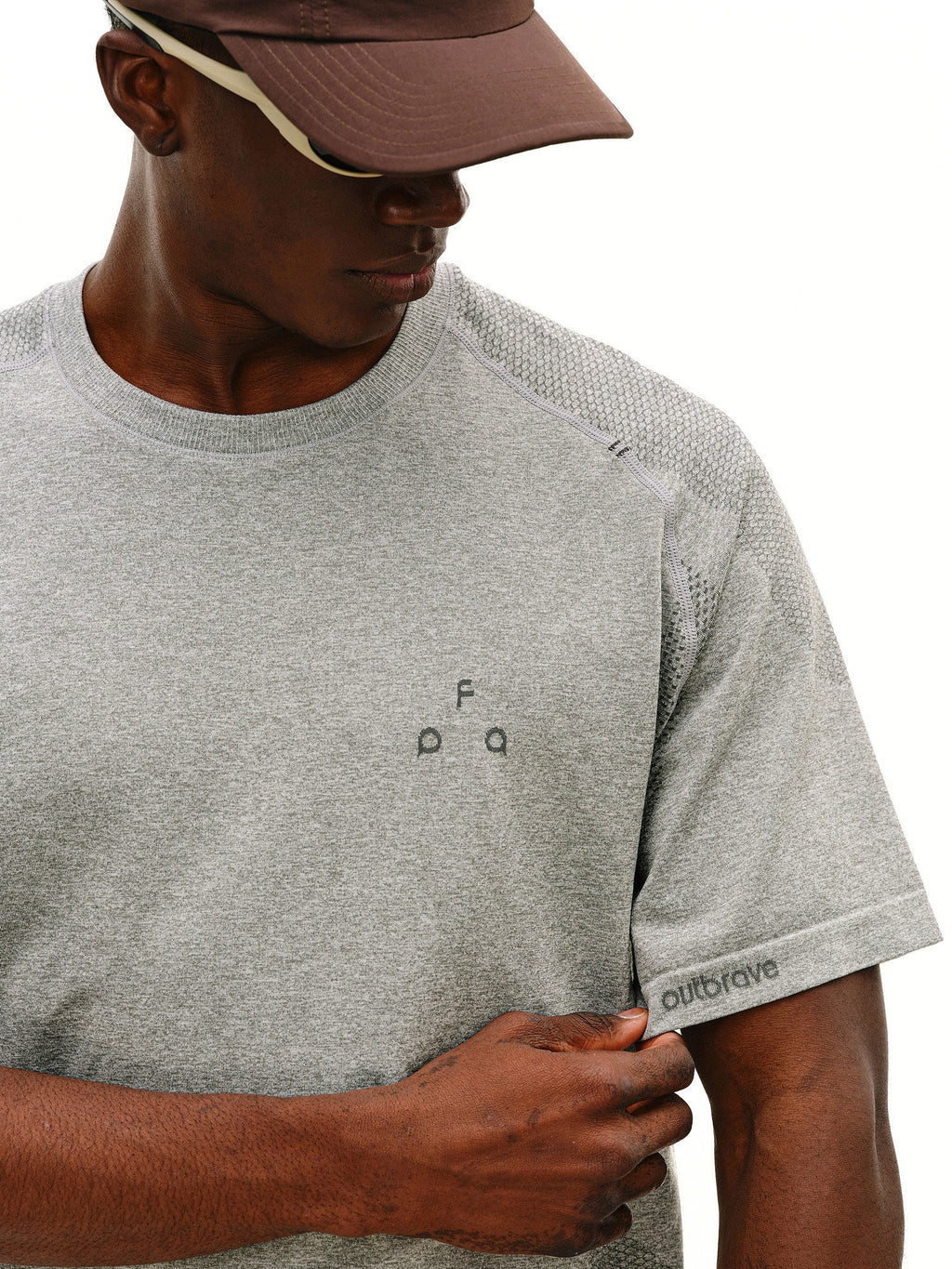 Knit Texture Short-Sleeve T-Shirt