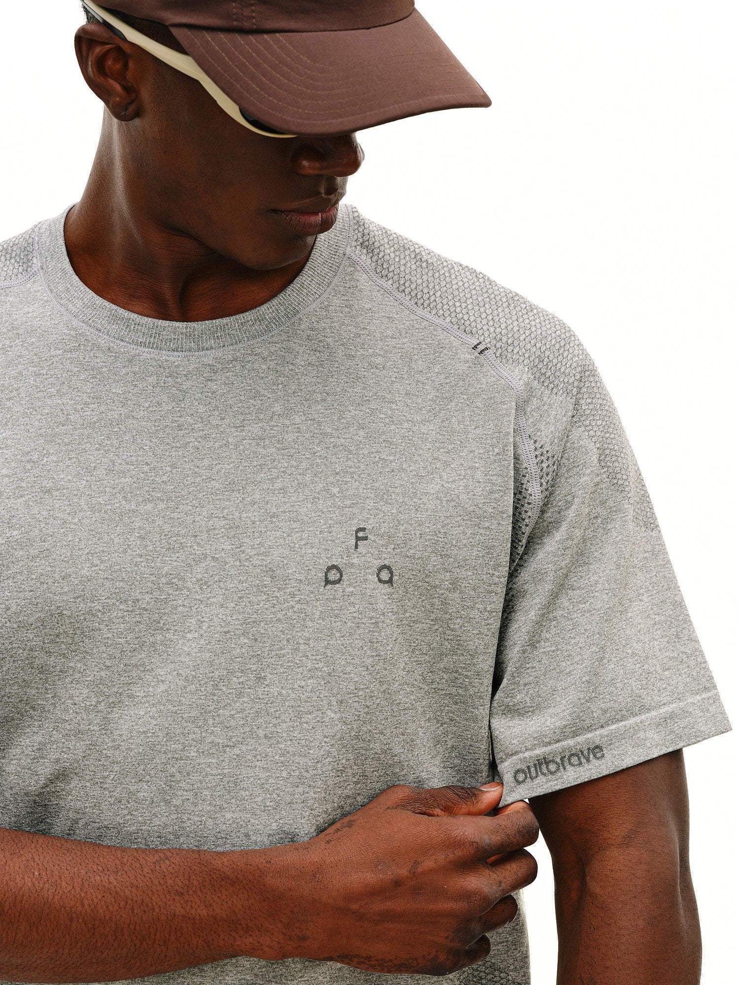 Knit Texture Short-Sleeve T-Shirt