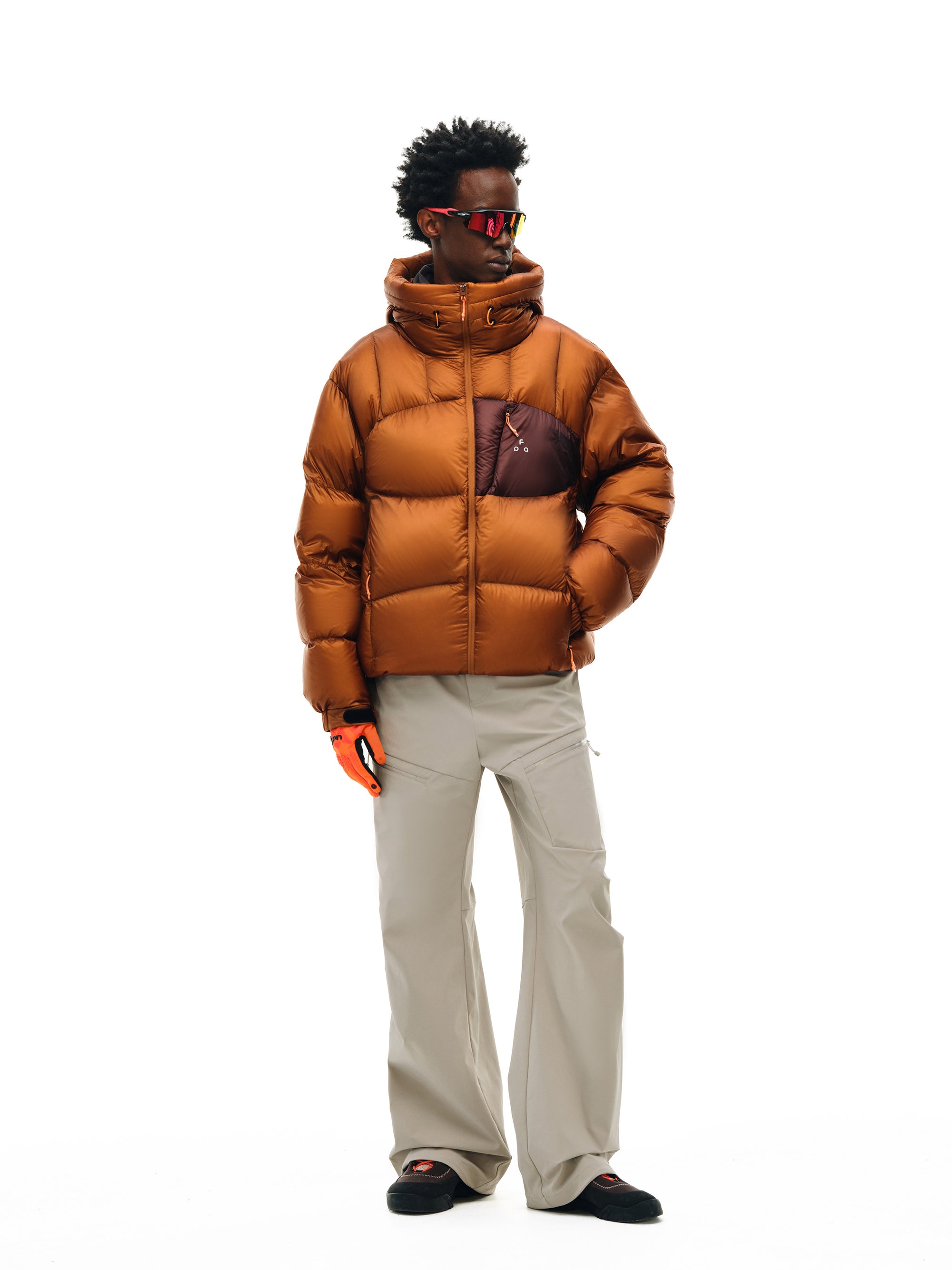 800 Fill Power Contrast Hooded Down