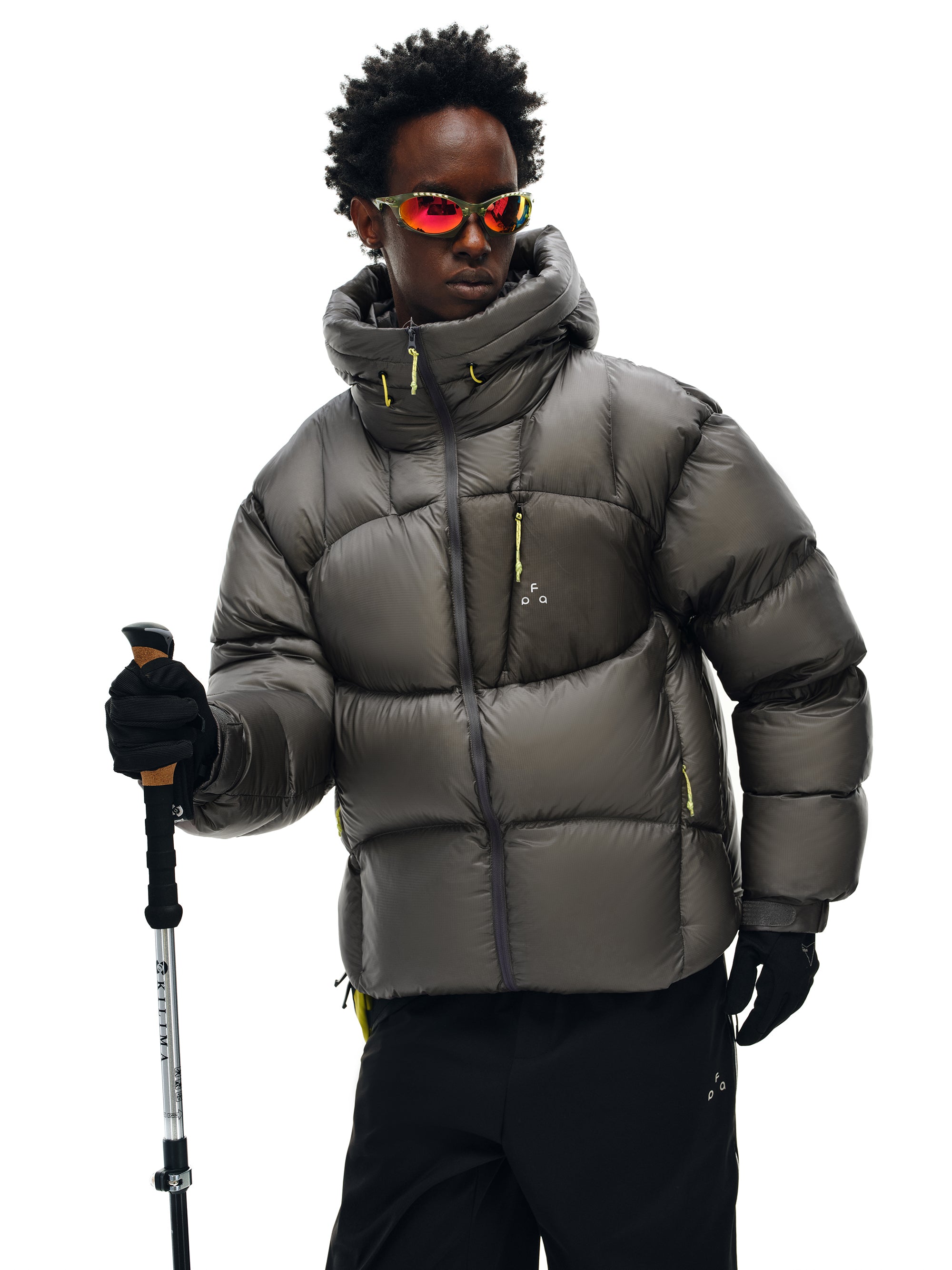 800 Fill Power Contrast Hooded Down