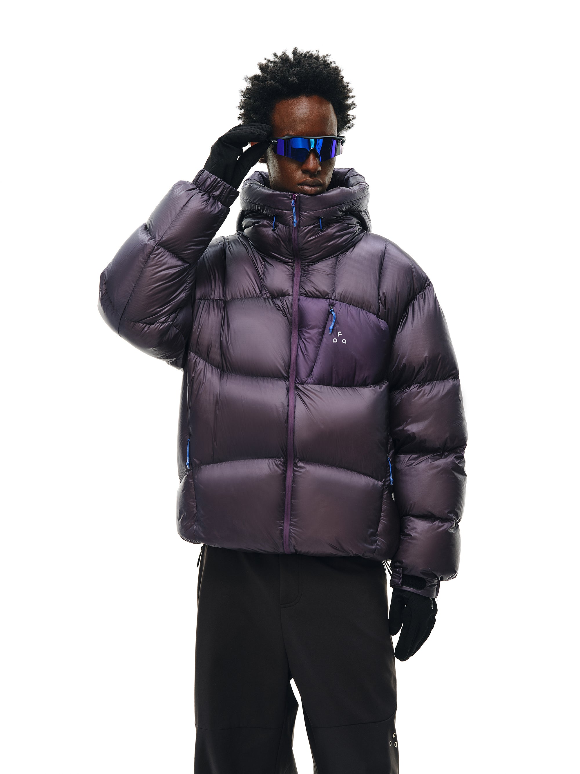 800 Fill Power Contrast Hooded Down