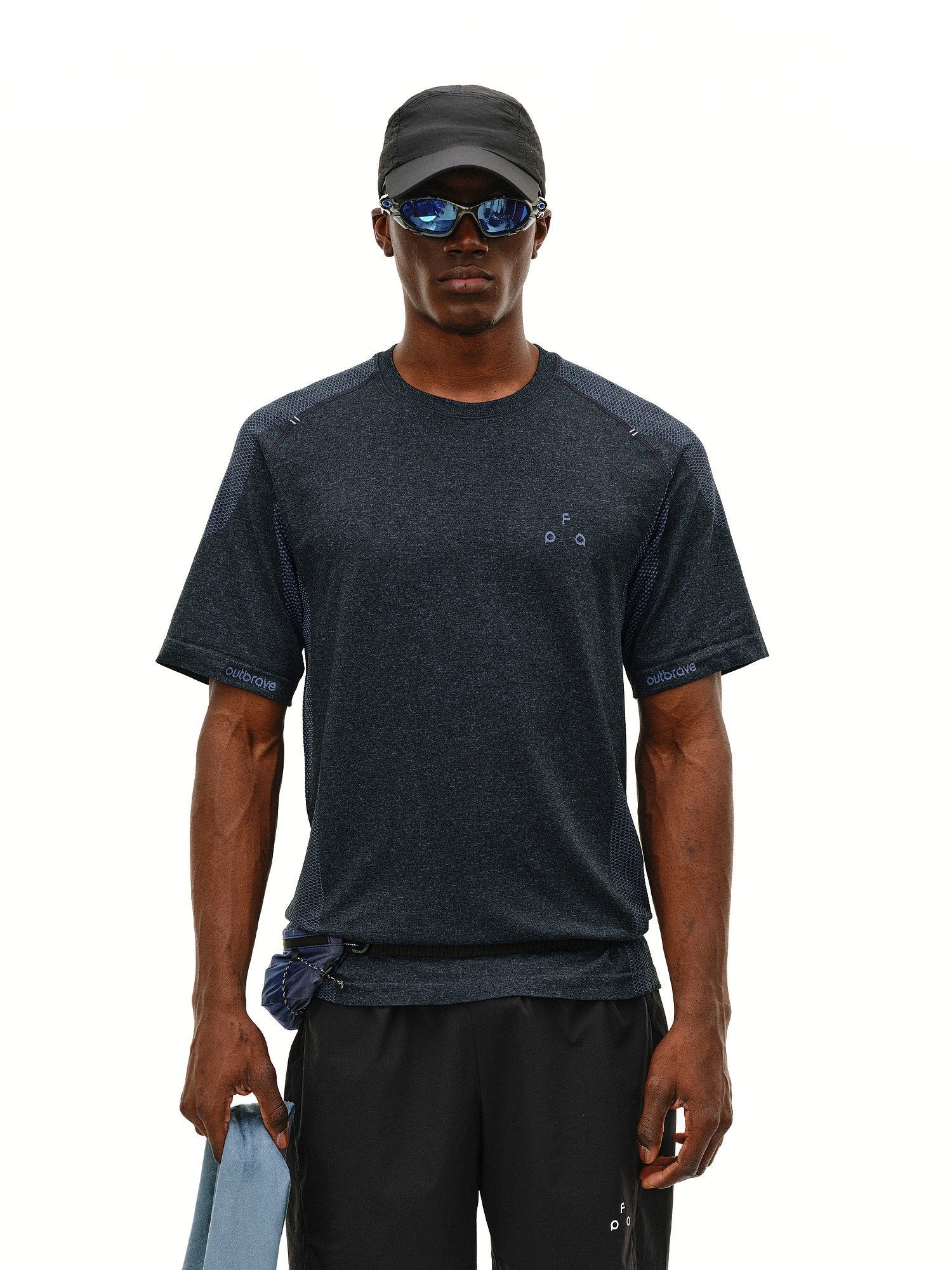 Knit Texture Short-Sleeve T-Shirt