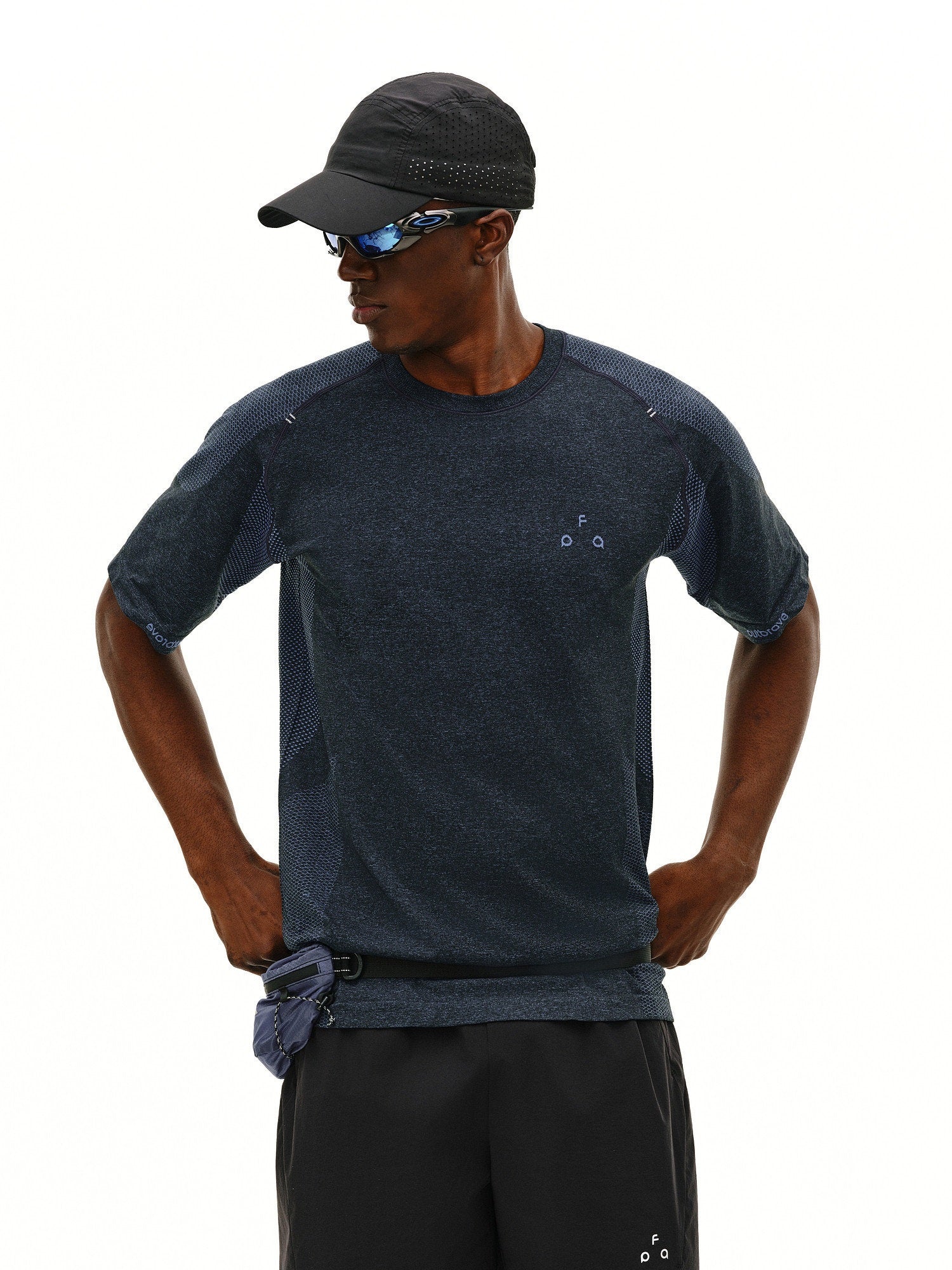Knit Texture Short-Sleeve T-Shirt