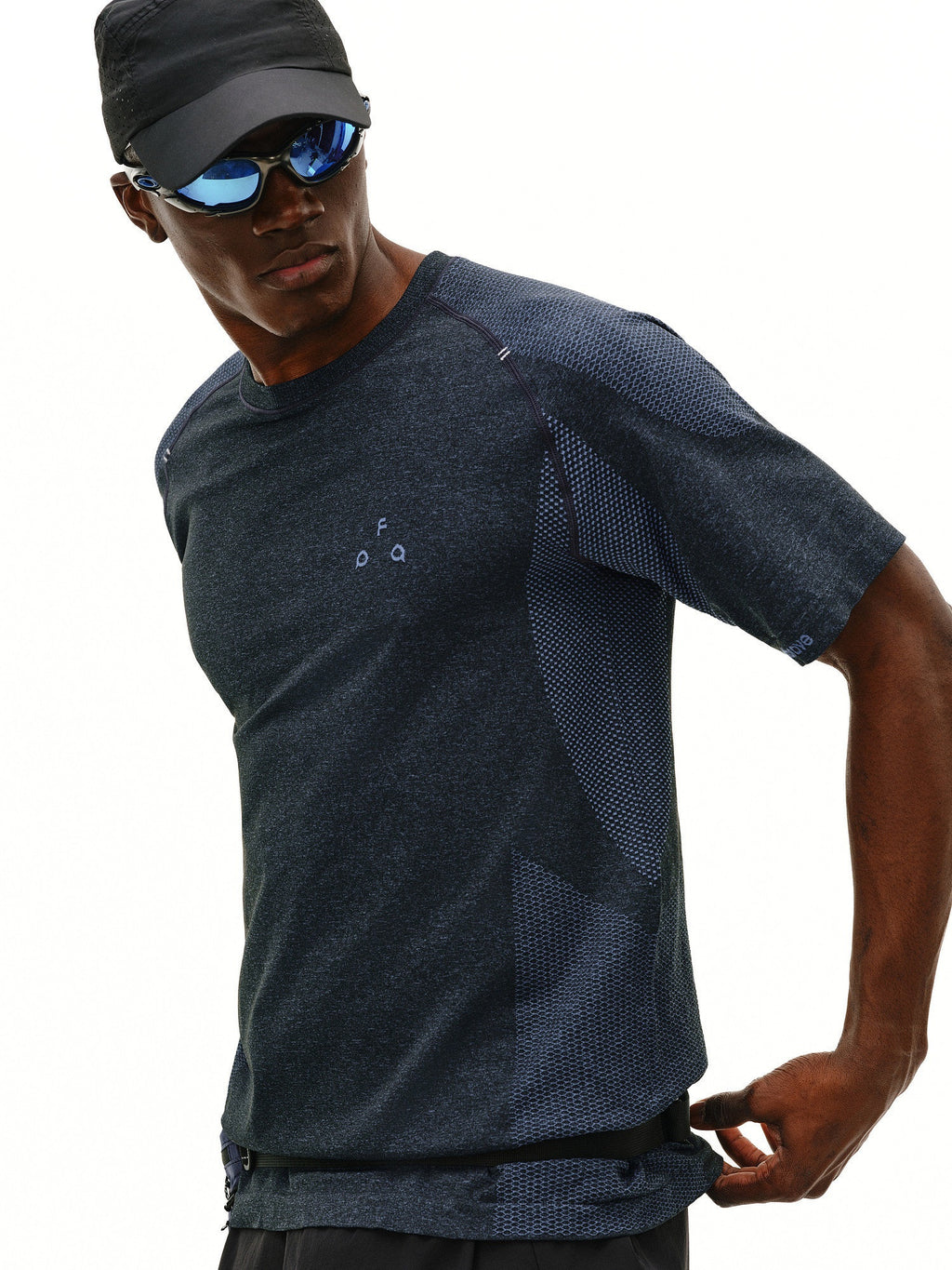 Knit Texture Short-Sleeve T-Shirt
