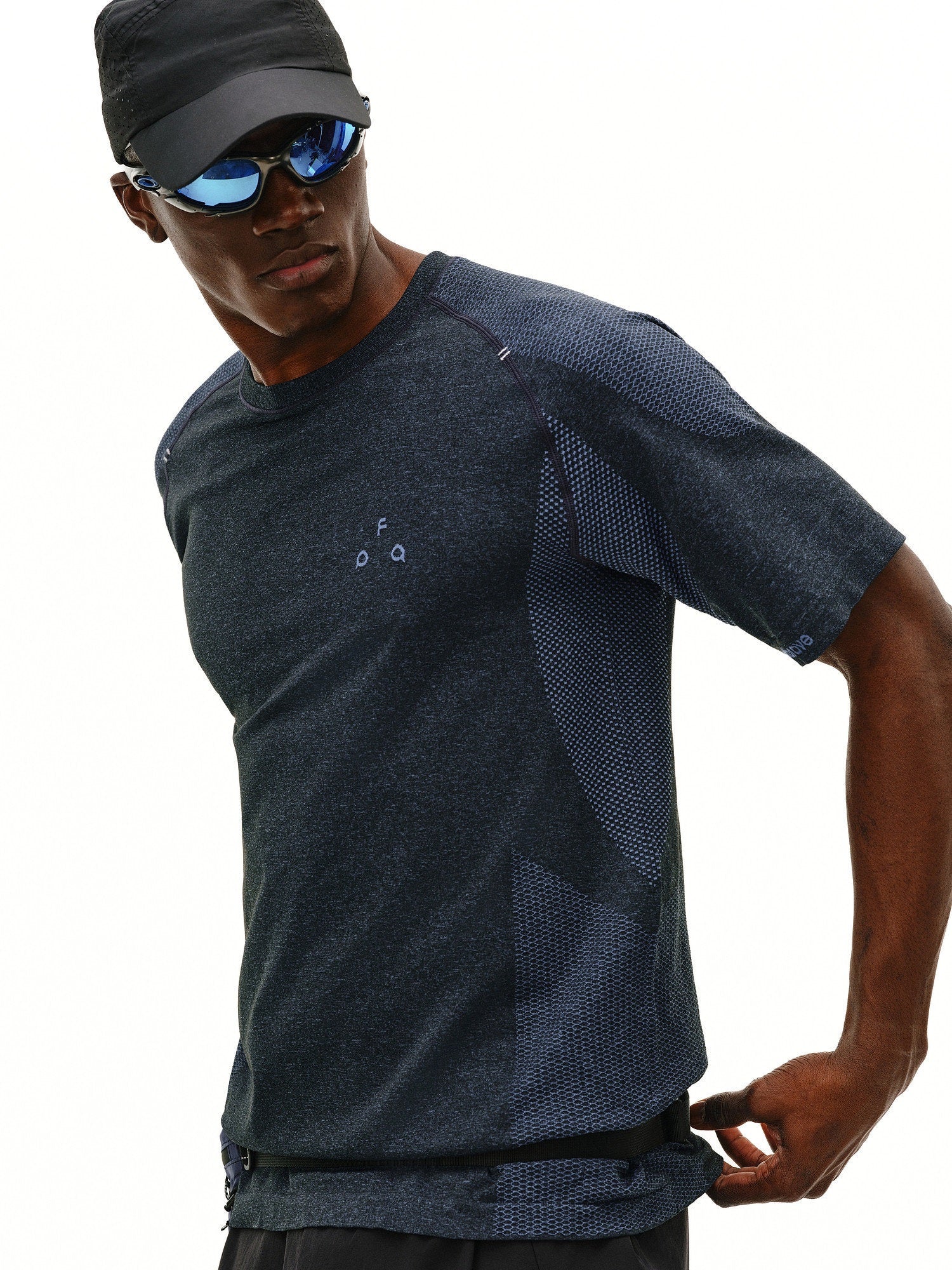 Knit Texture Short-Sleeve T-Shirt