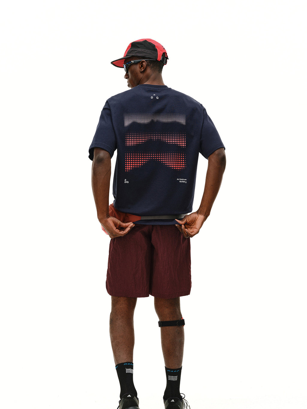 Dot Gradient Mountain Short-Sleeve T-Shirt