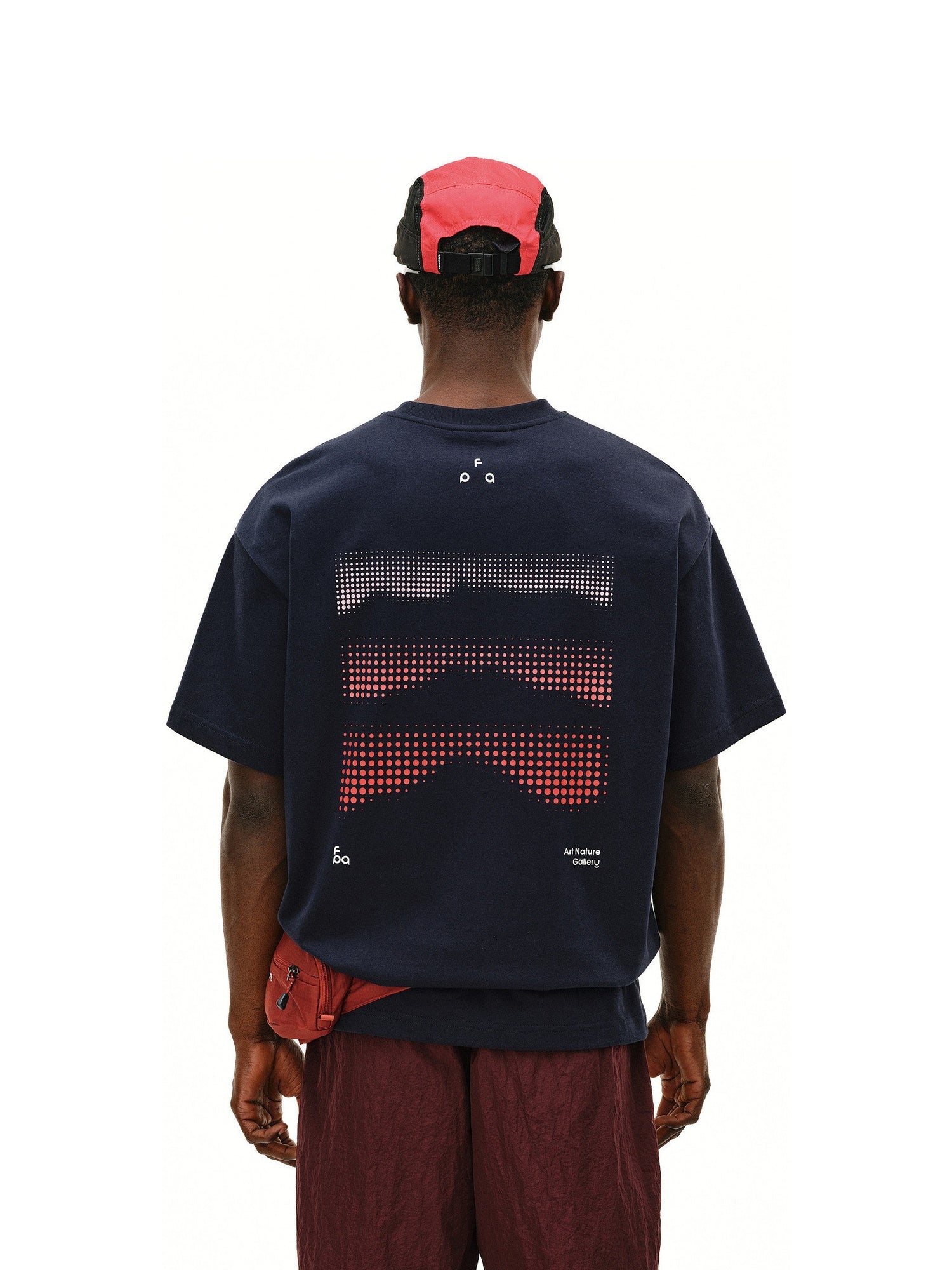 Dot Gradient Mountain Short-Sleeve T-Shirt