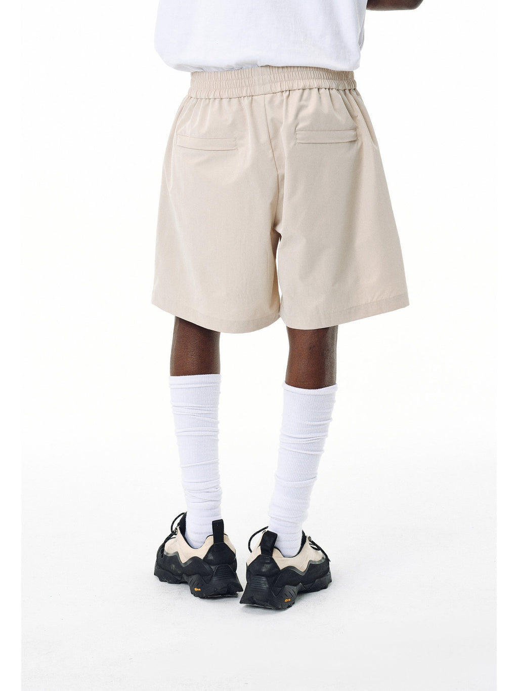 Contrast-Stitch Lightweight Training Shorts