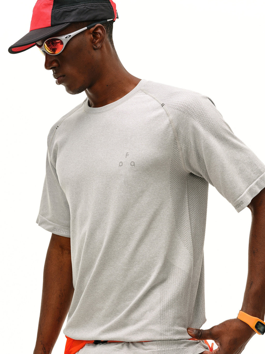 Knit Texture Short-Sleeve T-Shirt