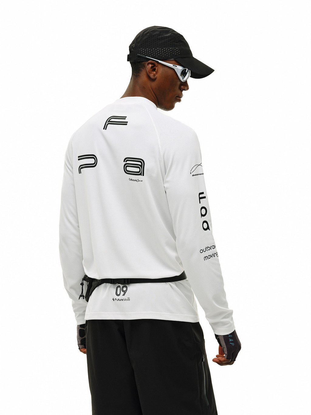 Racing Printing Turtleneck Base Long-Sleeve T-shirt